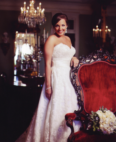 Lindsey Wright and Matthew Briscoe exchange vows at Marlsgate Plantation