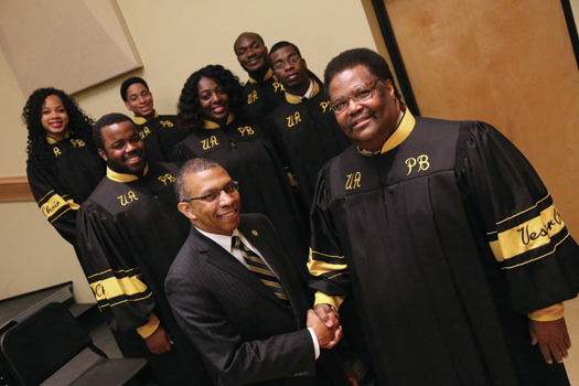 UAPB Vesper Choir dons new duds