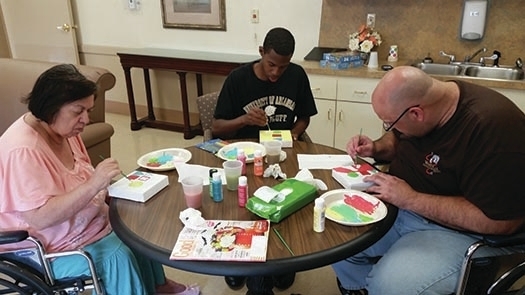 Heavenly Quarters provides art lessons at WH nursing home