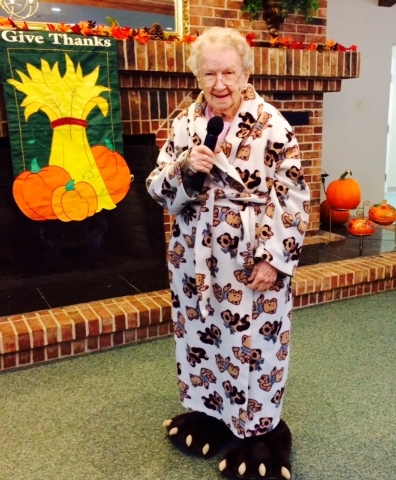 Trinity Village celebrates Teddy’s birthday
