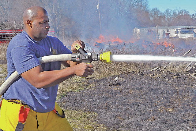 Fighting fire