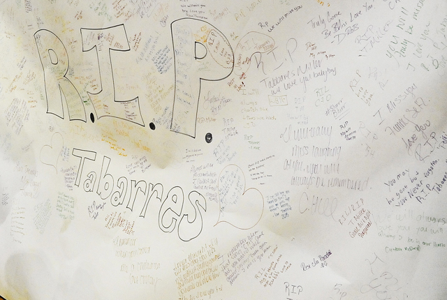 Dollarway High students grieve sudden death of classmate