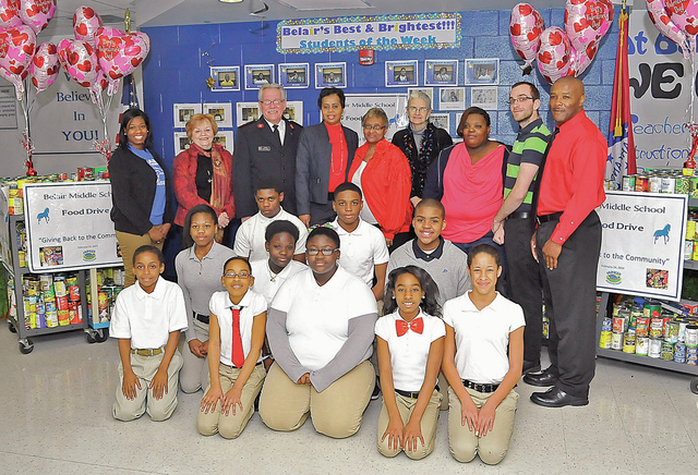 Belair students serve community with gift to Salvation Army