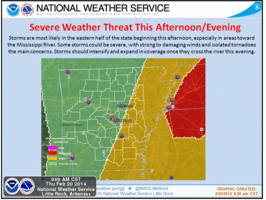 3 Southeast Arkansas counties under severe thunderstorm watch