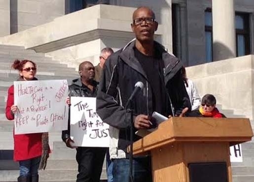 Supporters of private option rally at Capitol