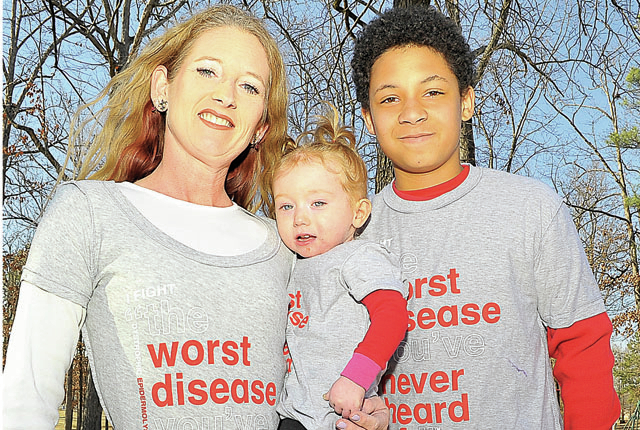 HOPING FOR A CURE: Local toddler stricken with rare disease