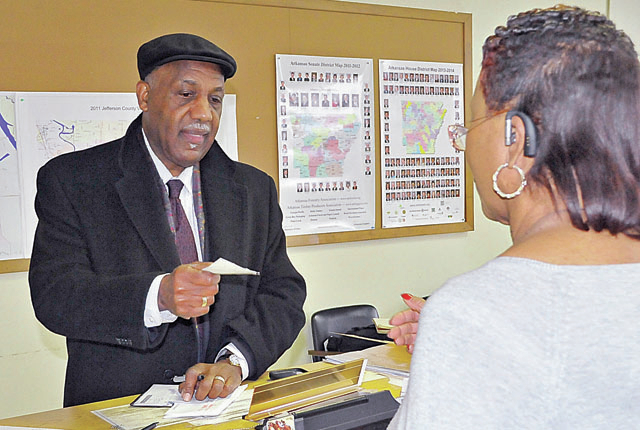 Redus files for mayor of Pine Bluff