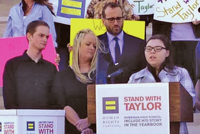 Sheridan superintendent defends decision to censor gay student’s profile