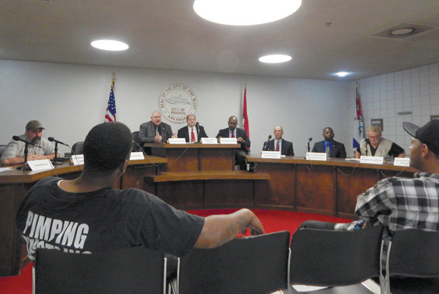 Four appear for police call-in session