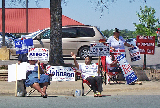 Light turnout for first day of early voting