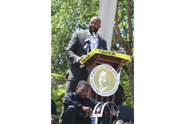 Martin stresses education at anti-violence rally