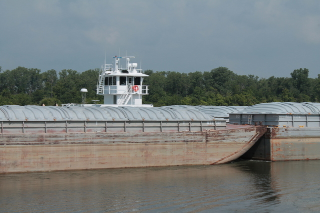 Western Arkansas officials travel McClellan-Kerr Navigation System via towboat
