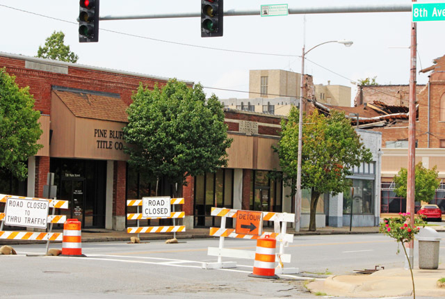 Main Street businesses feel effects of building collapse