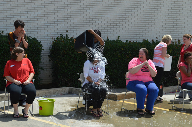 Ice bucket challenges honor retired Simmons CEO