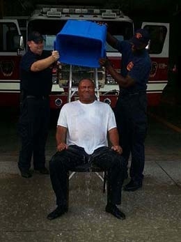 Fire chief takes Ice Bucket Challenge
