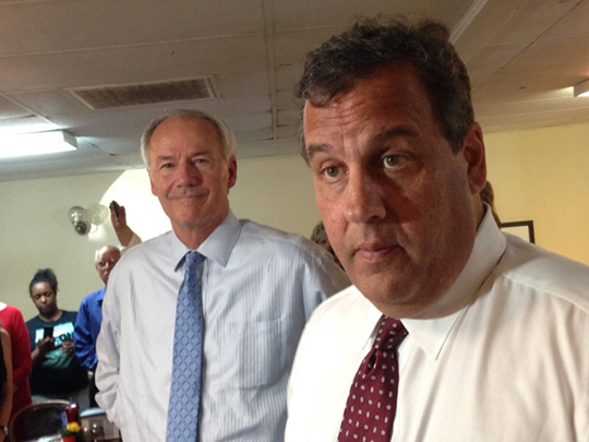 Gov. Christie backs Hutchinson