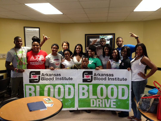 UAPB hosts blood drive