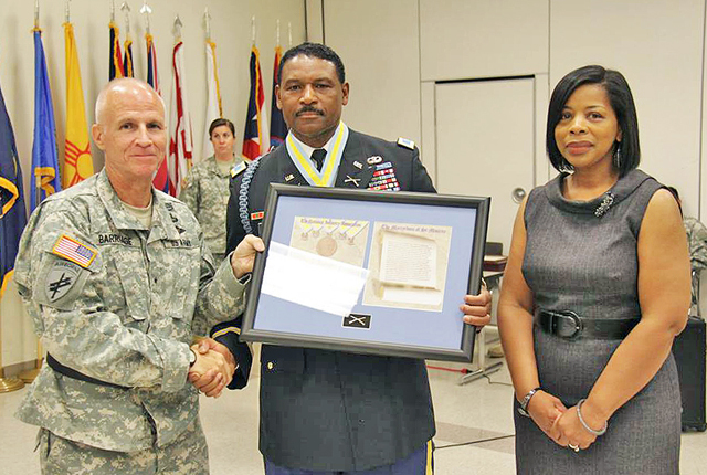 U.S. Army Col. Ronald A. Bacon honored for 31-year career