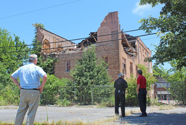Main Street building owner outlines plans for partially collapsed building