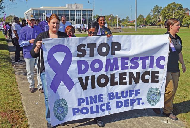 Community walks to end domestic violence