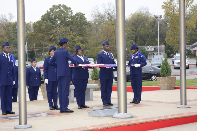 PBHS cadets observe Veterans Day