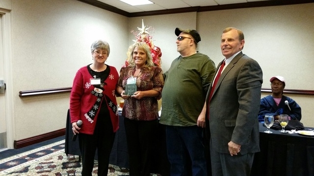 Fort Smith woman honored for achievements as blind person