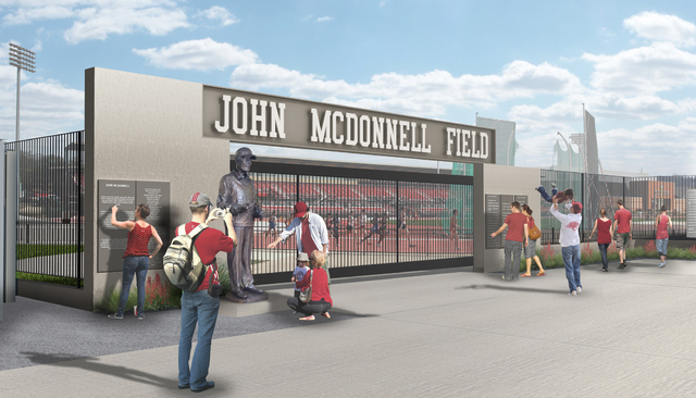 Arkansas honors former track coach