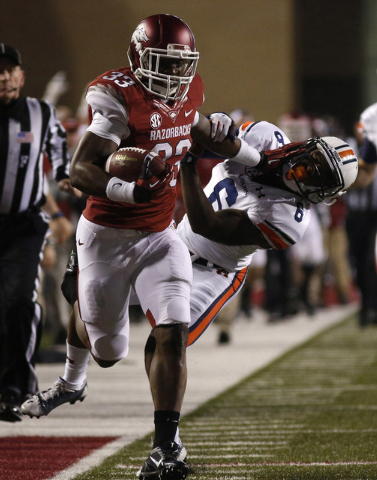 Trio makes up Hogs’ backfield