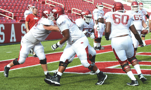 O-line foundation for Bielema’s plan