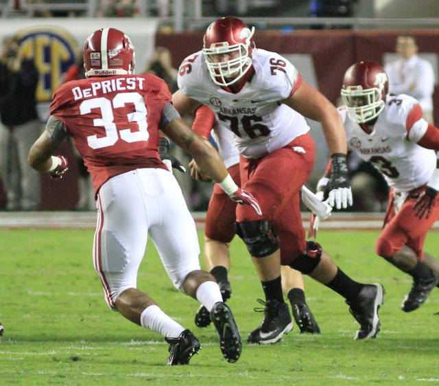 Skipper anchors Arkansas’ O-Line