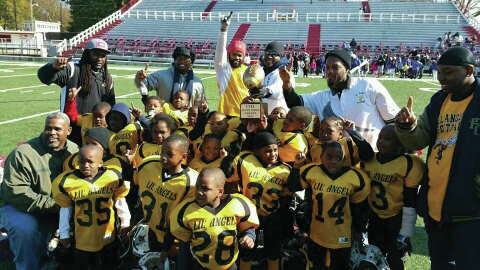 Pee-wee Lil’ Angels win CYFL Super Bowl