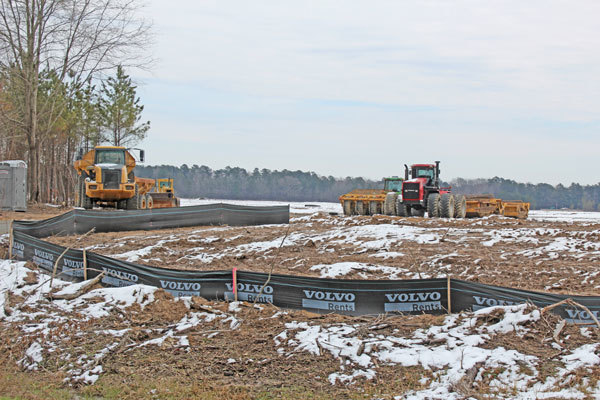 Work on site of new pellet plant continuing in Industrial Park