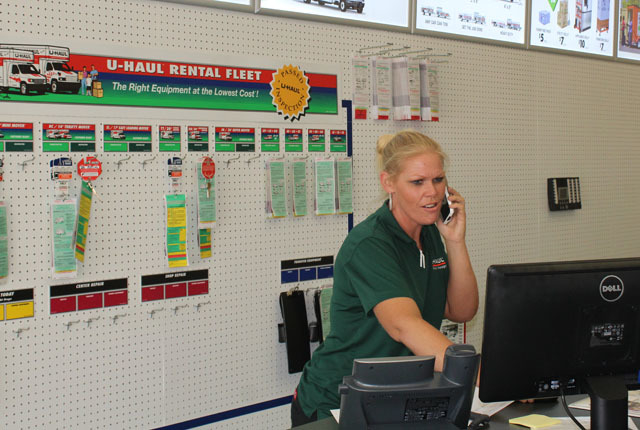Construction progressing on U-Haul moving, storage facility in old Wal-Mart building