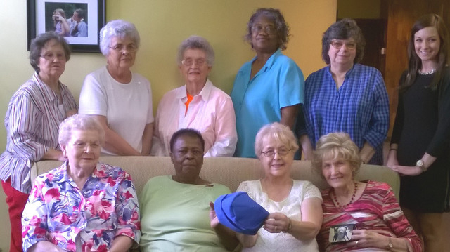 Lincoln County EHC make caps for cancer patients