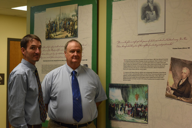Louisiana Purchase Exhibit on display at UAM