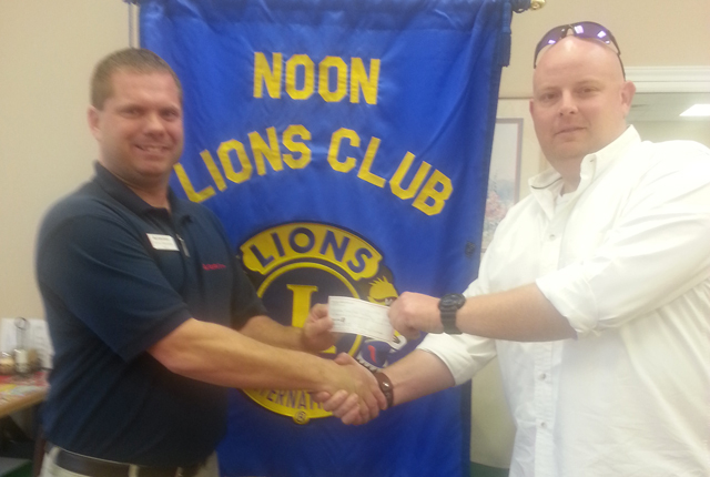 Lions Club donates $1,500 to food pantry