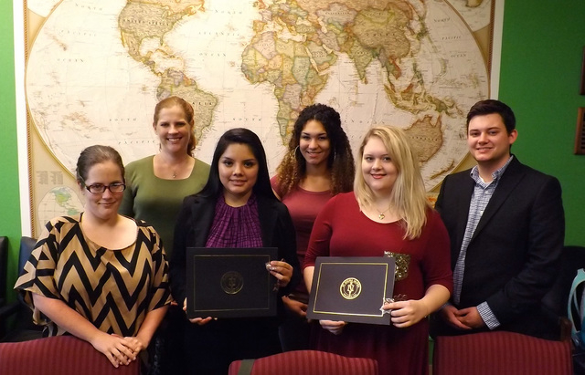Political science honor society inducts two new members