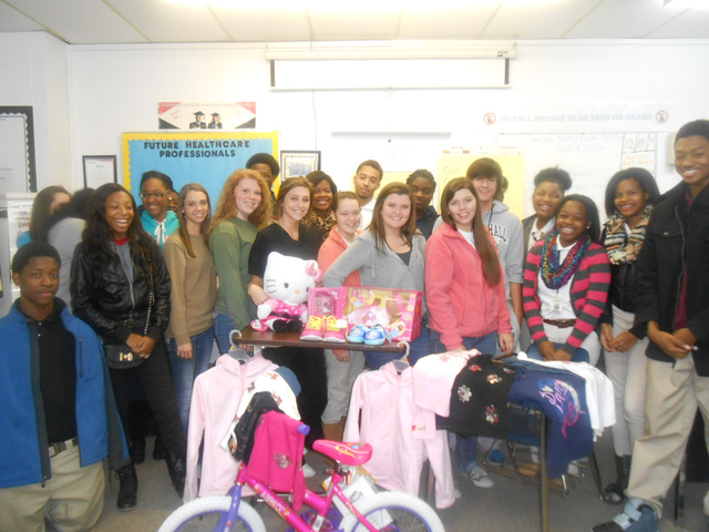 Career center students adopt 2 angels