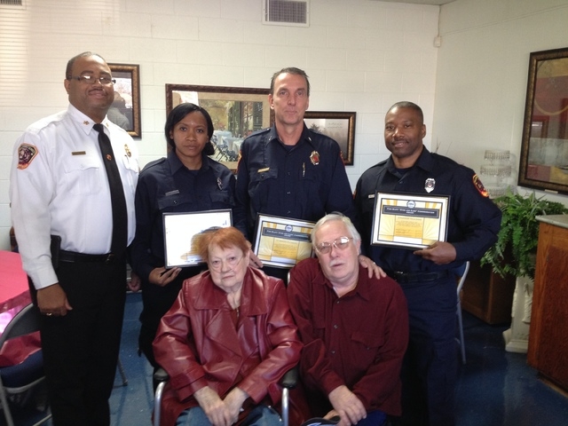 Firefighters honored for lifesaving actions