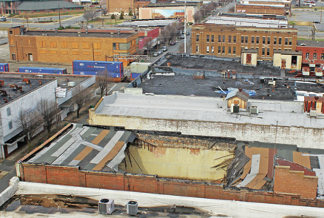 City expands barricades around former Band Museum building