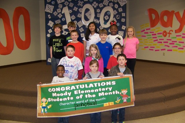 Moody Students of the Month