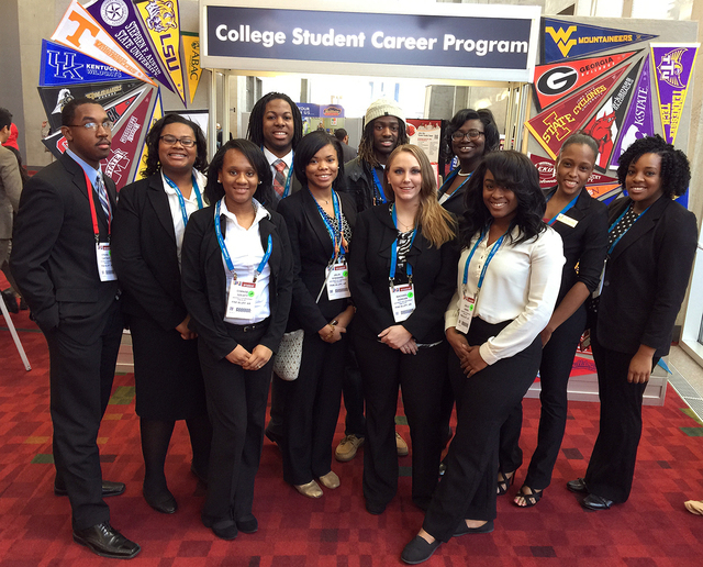 UAPB students interview for internships, jobs at poultry expo