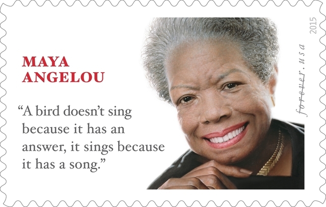 Winfrey to dedicate Maya Angelou stamp