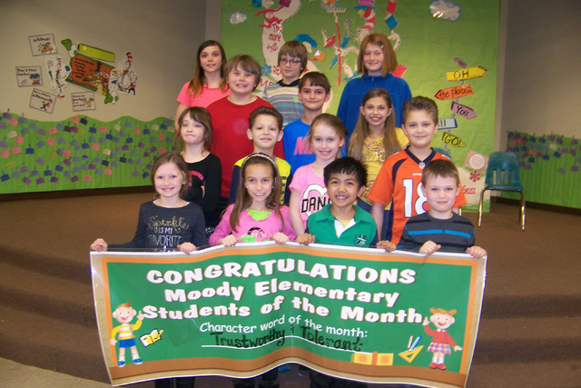 Moody honors students in March