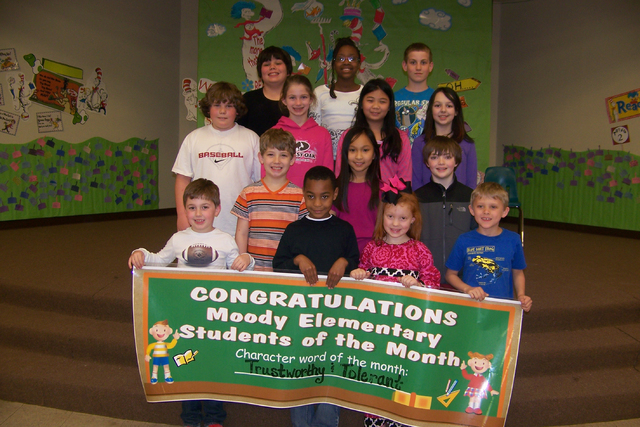 Moody names February Students of the Month