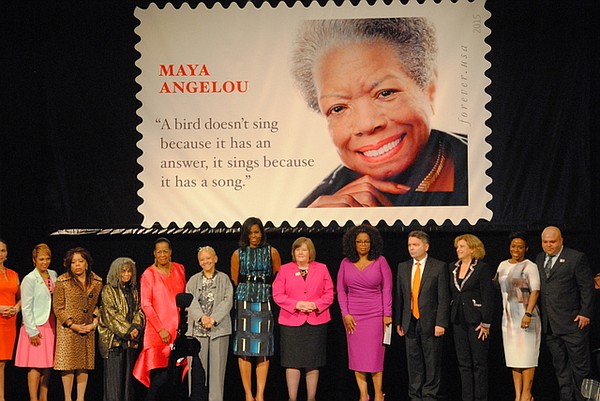 Maya Angelou forever stamp dedicated | The Arkansas Democrat-Gazette ...