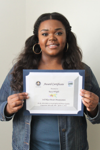 Wright takes third place in research competition