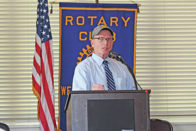 County Judge talks about cooperation, financial woes at West Pine Bluff Rotary