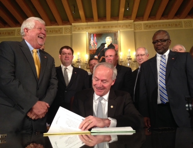 Hutchinson signs session bills into law