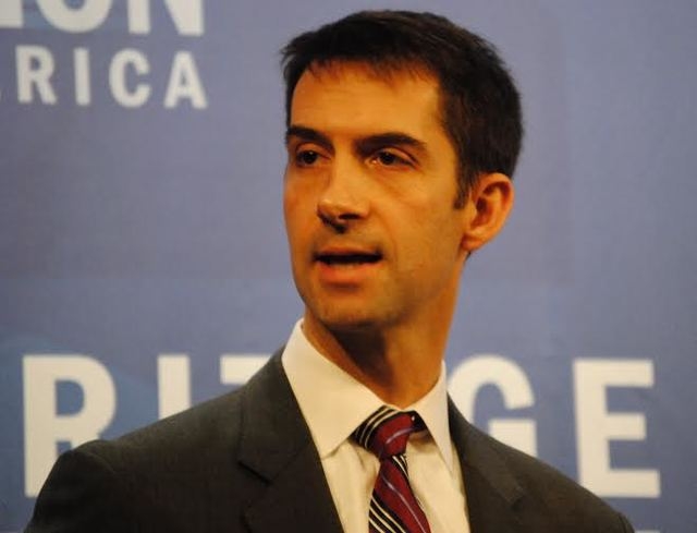 Cotton, former spokesman at odds on effort to win military contract